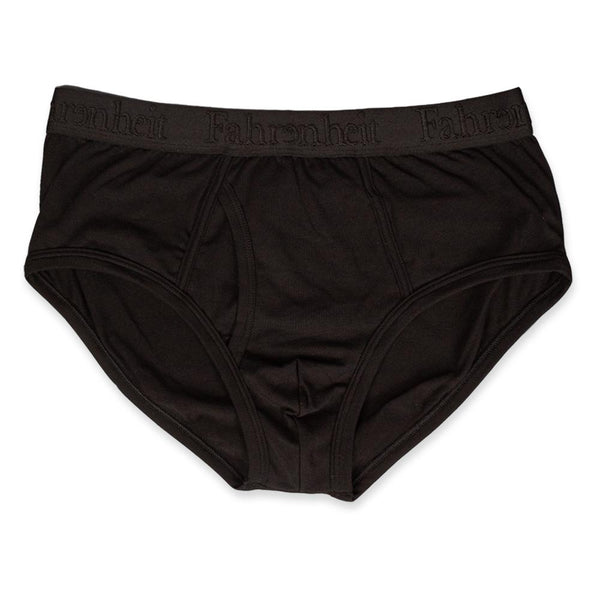 Wayne Brief Solid Black - Men's Underwear