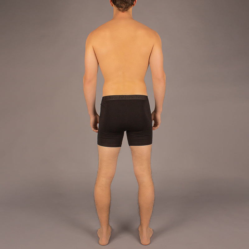 Newman Boxer Brief Solid Black Bundle - Buy 2 and Get 1 Free