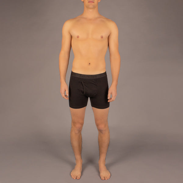 Newman Boxer Brief Solid Black Bundle - Buy 2 and Get 1 Free