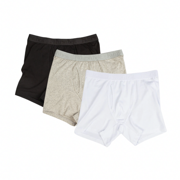 Newman Solid Boxer Brief Bundle - Buy 2 and Get 1 Free