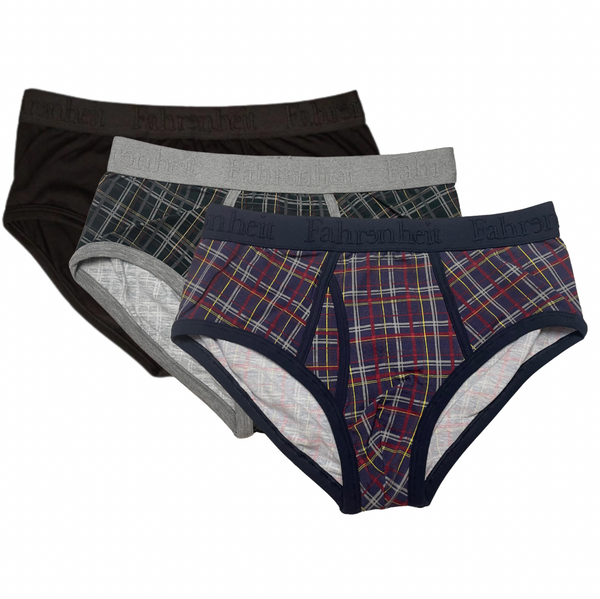 Wayne Plaid Brief Bundle- Buy 2 Get 1 Free