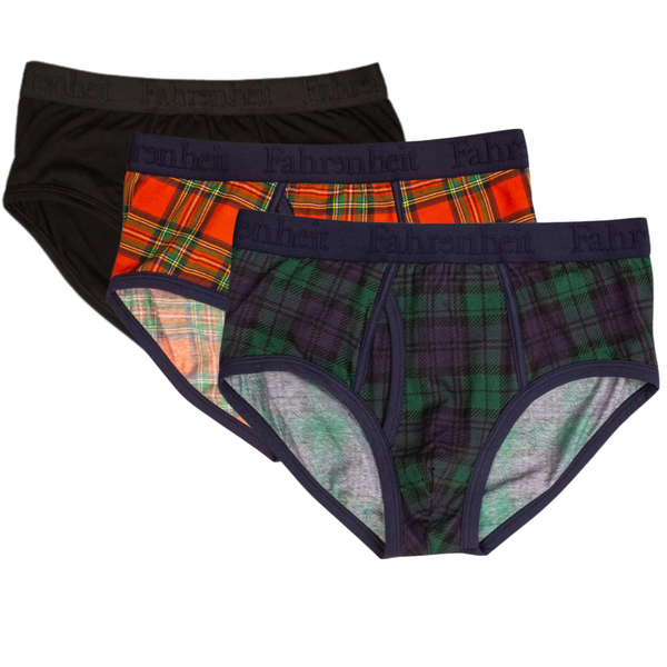 Wayne Tartan Brief Bundle- Buy 2 Get 1 Free
