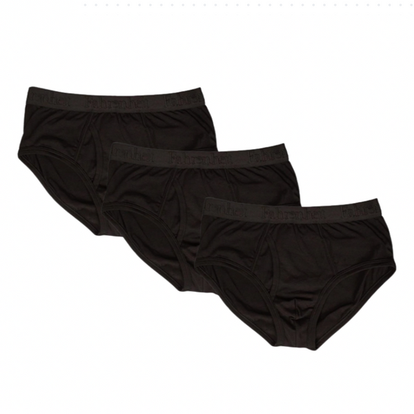 Wayne Solid Black Brief Bundle- Buy 2 Get 1 Free