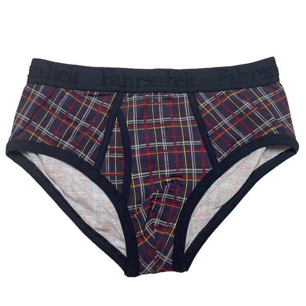 Wayne Brief/ Blue Plaid