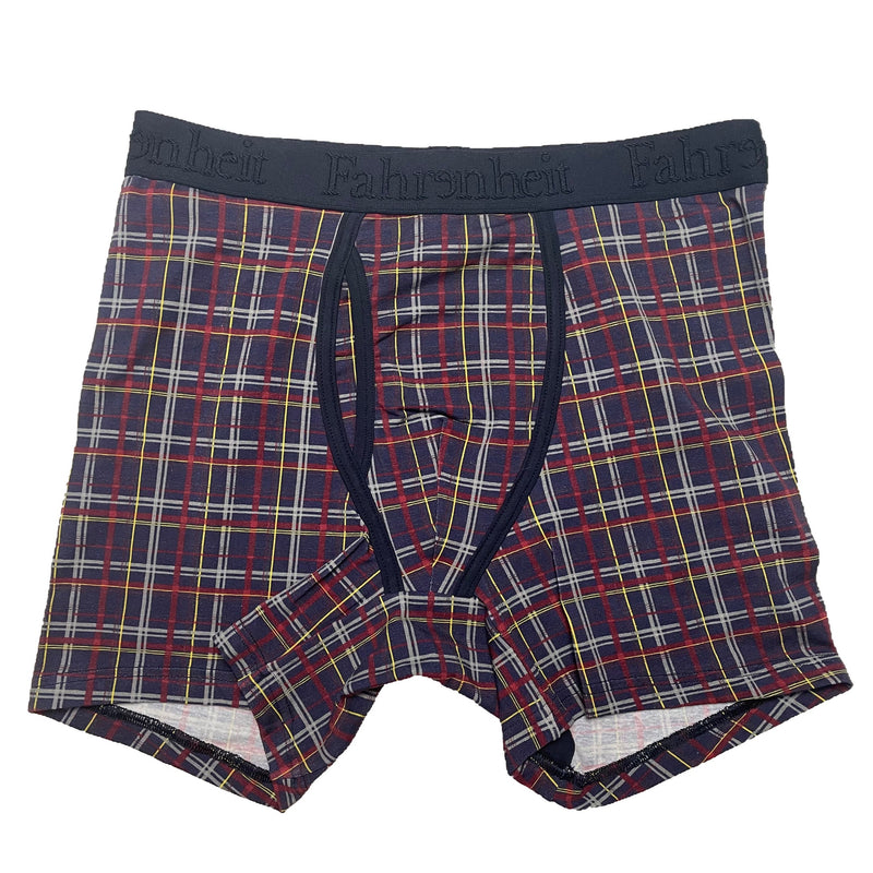 Newman Boxer Brief/ Blue Plaid
