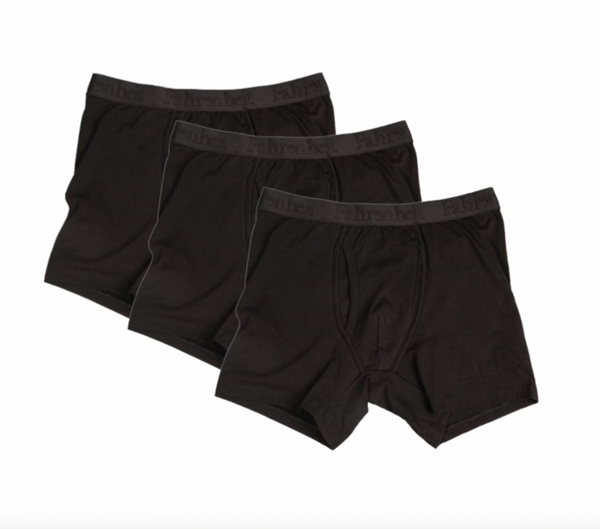 Newman Boxer Brief Solid Black Bundle - Buy 2 and Get 1 Free