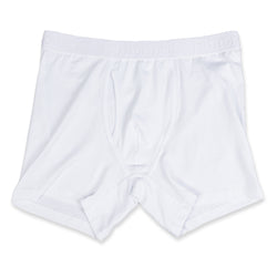 Newman Boxer Brief front in Solid White Grey by Fahrenheit