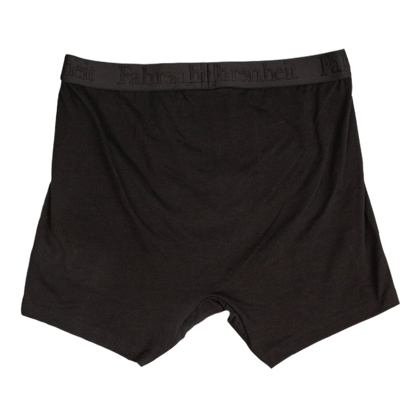 Newman Boxer Brief back in Solid Black by Fahrenheit