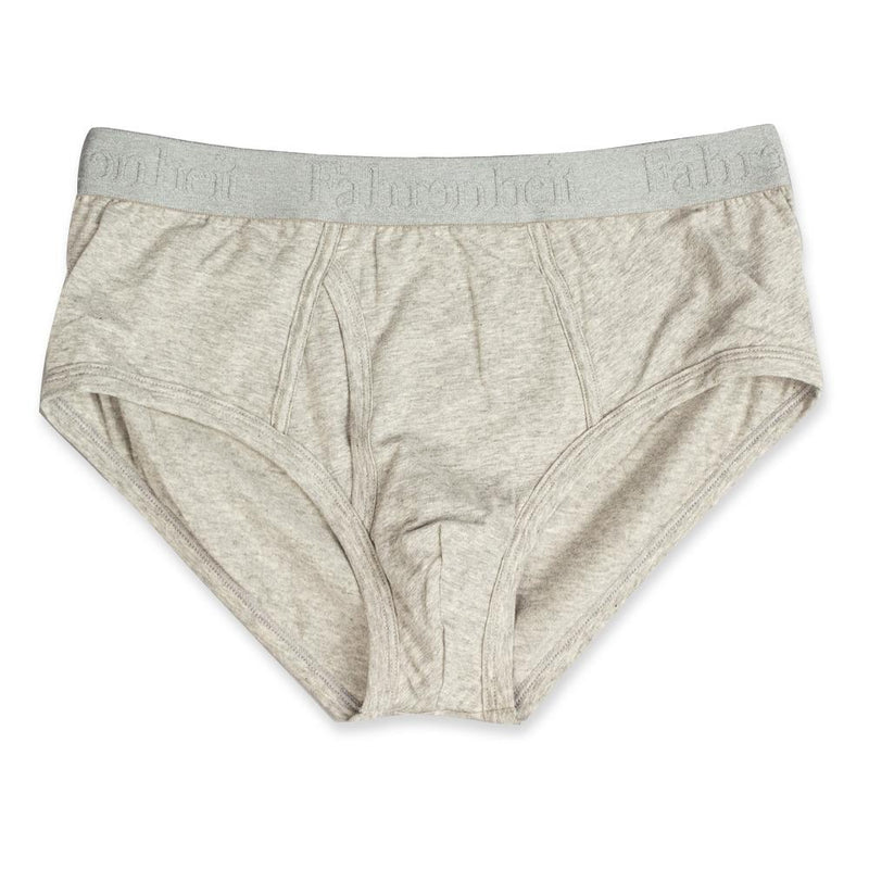 Wayne Brief Solid Heather Grey - Men's Underwear