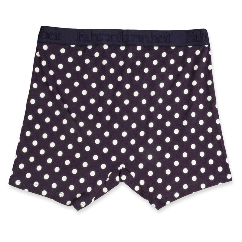 Newman Boxer Brief back in Polka Dot Navy/White by Fahrenheit