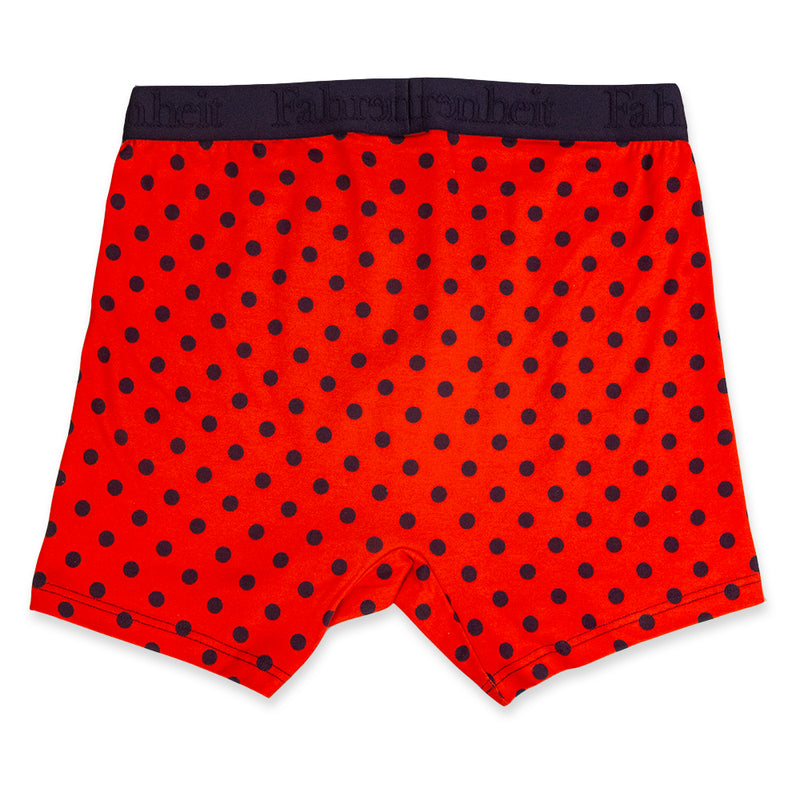 Newman Boxer Brief back in Polka Dot Red/Navy by Fahrenheit
