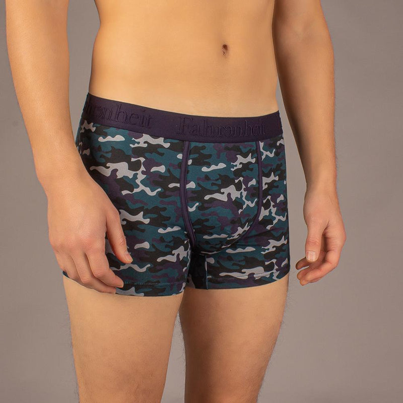 Grant Trunk model in Blue Camouflage by Fahrenheit