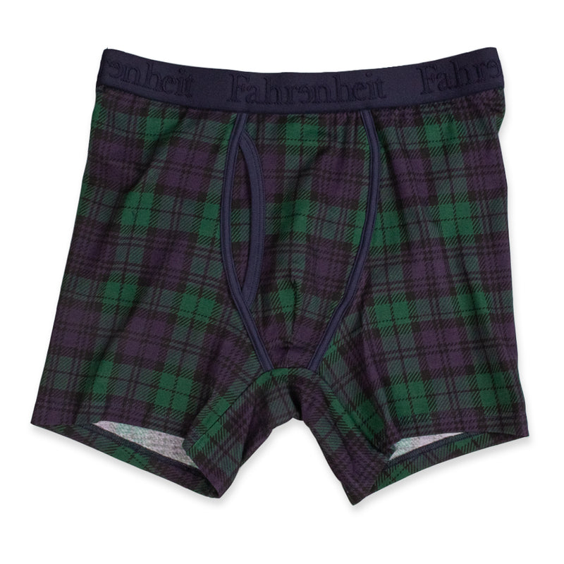 MeUndies Men's Buffalo Plaid Green Black Boxer Briefs Underwear Size Medium