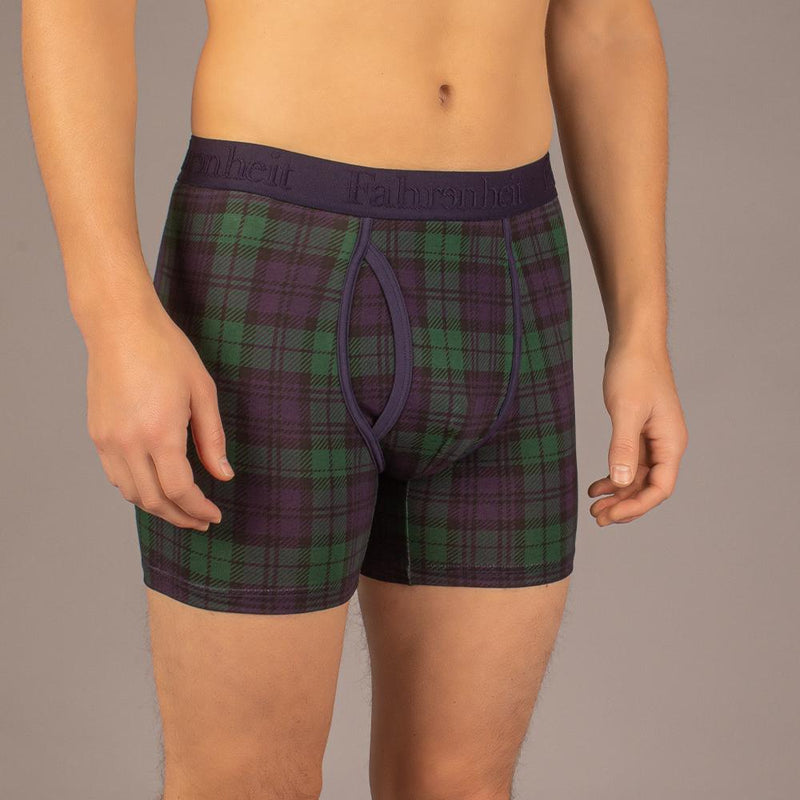 Black & Beige Scottish Plaid Men's Breathable Underwear Lightweight Boxer  Briefs with Comfort Flex Waistband at  Men's Clothing store