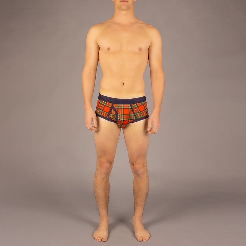 Wayne Brief model in Tartan Royal Stewart by Fahrenheit