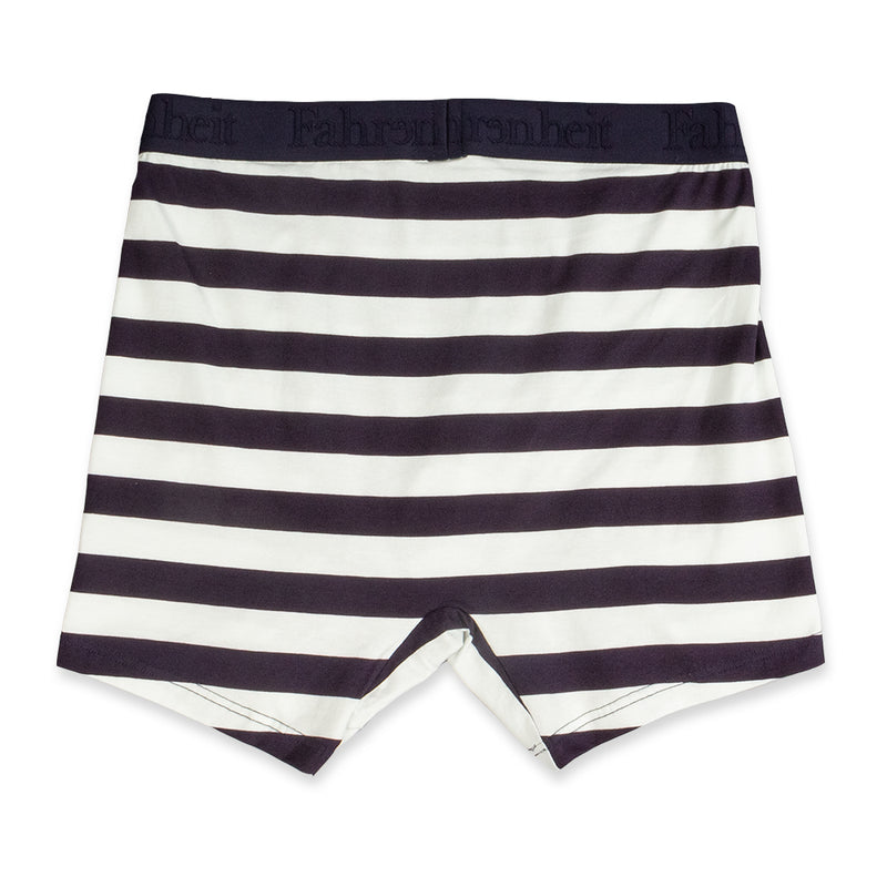 Newman Boxer Brief back in Rugby Stripe Navy/White by Fahrenheit