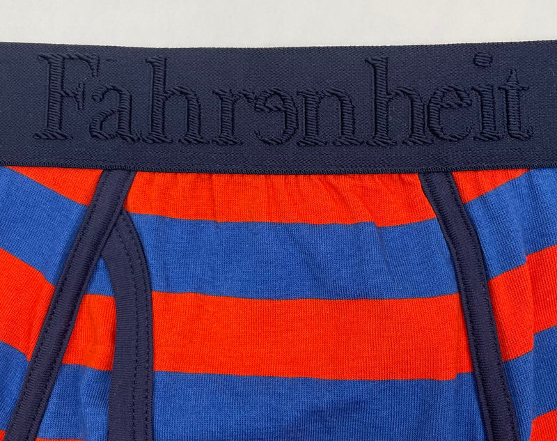 Newman Boxer Brief | Rugby Stripe Blue/Red