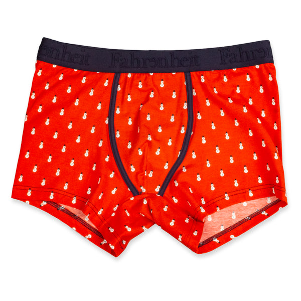 Grant Trunk front in Snowman Red Multi by Fahrenheit