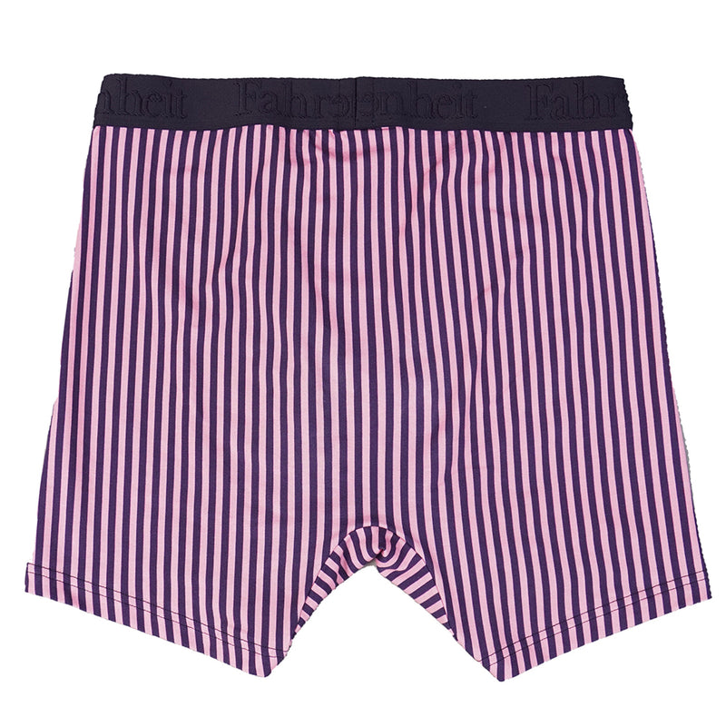 Fahrenheit Newman Boxer Brief Vertical Stripe Pink/Navy