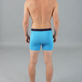 Newman Boxer Brief Solid Blue - Men's Underwear