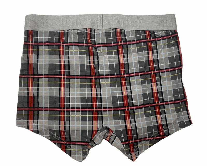 Grant Trunk/ Grey Burgundy Plaid