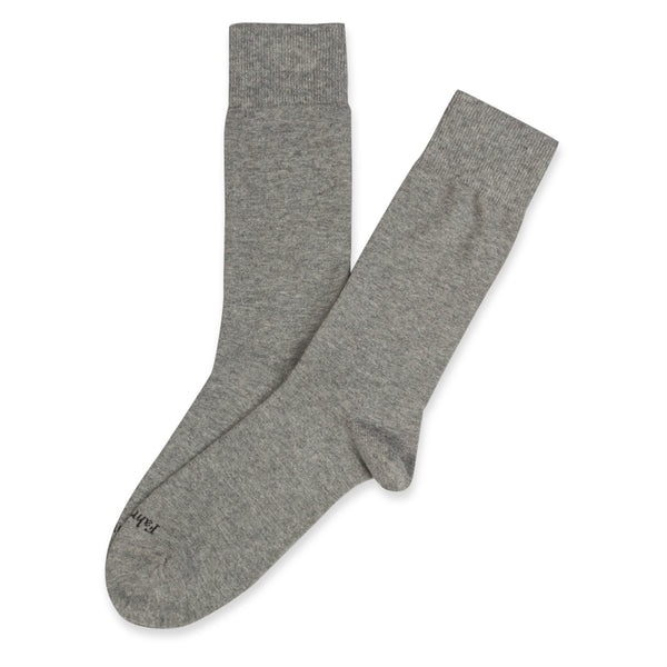 Men's Sock in Solid Grey by Fahrenheit