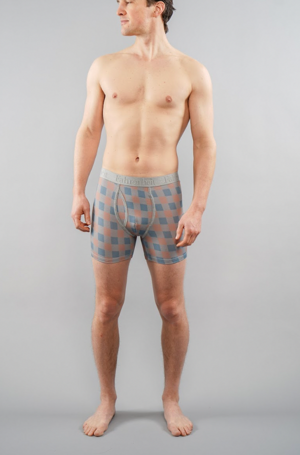 231_newman_boxer_brief_front_model_cotton_eco_friendly_checkerboard_mens_cotton_underwear_fahrenheit_etically_sourced